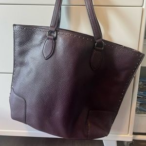 Rebecca Minkoff - Purple leather tote (gently used)